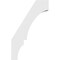 Ekena Millwork 4-in. W x 20-in. D x 32-in. H Balboa Architectural Grade PVC Knee Brace BRCP04X20X32BOA - alternate 2